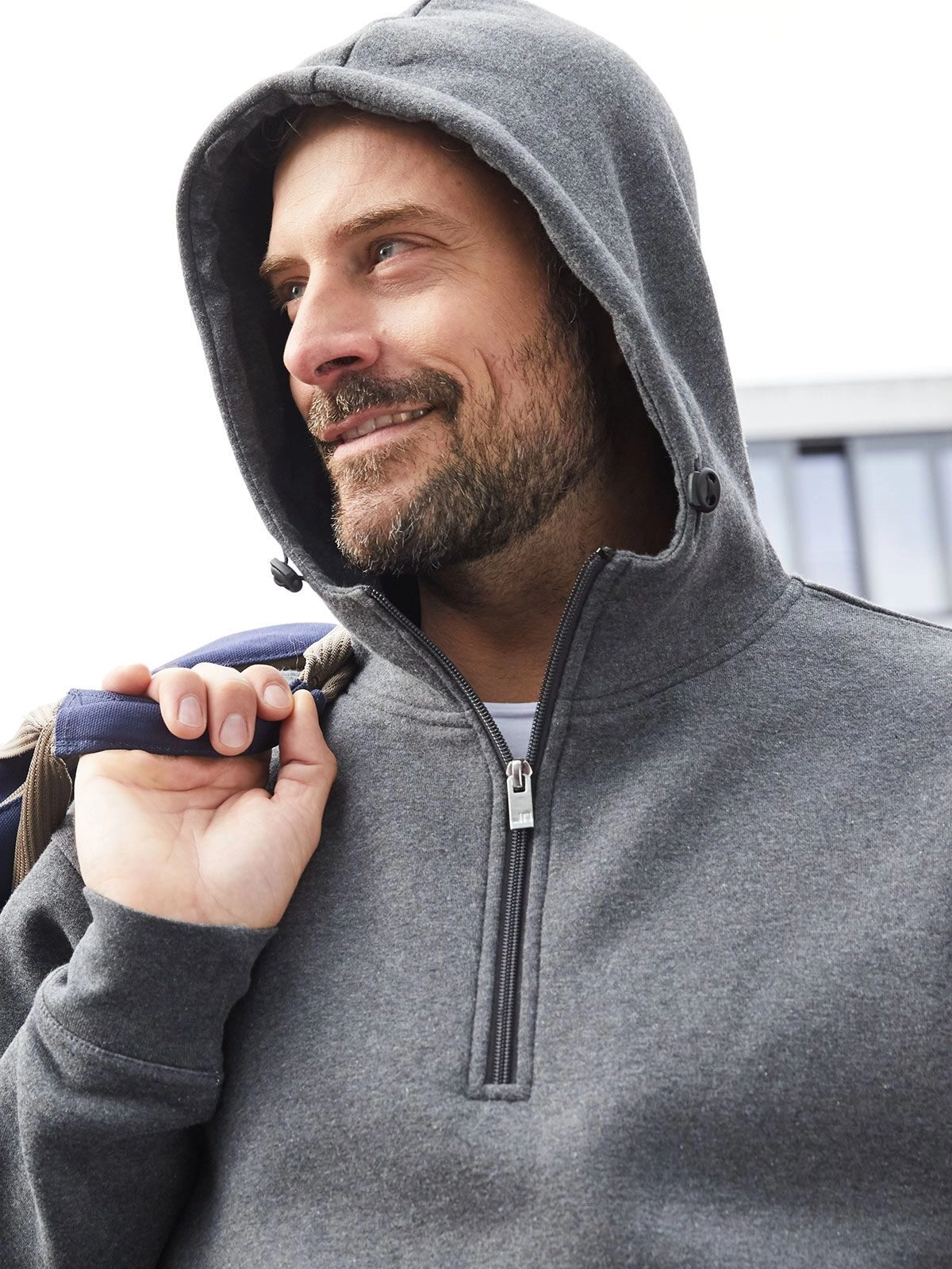 Immagine Bio Workwear Half Zip Hoody