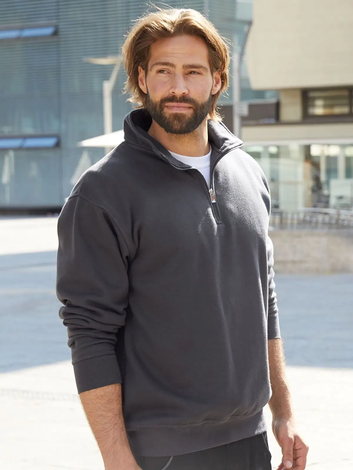 Immagine Workwear Half Zip Sweat