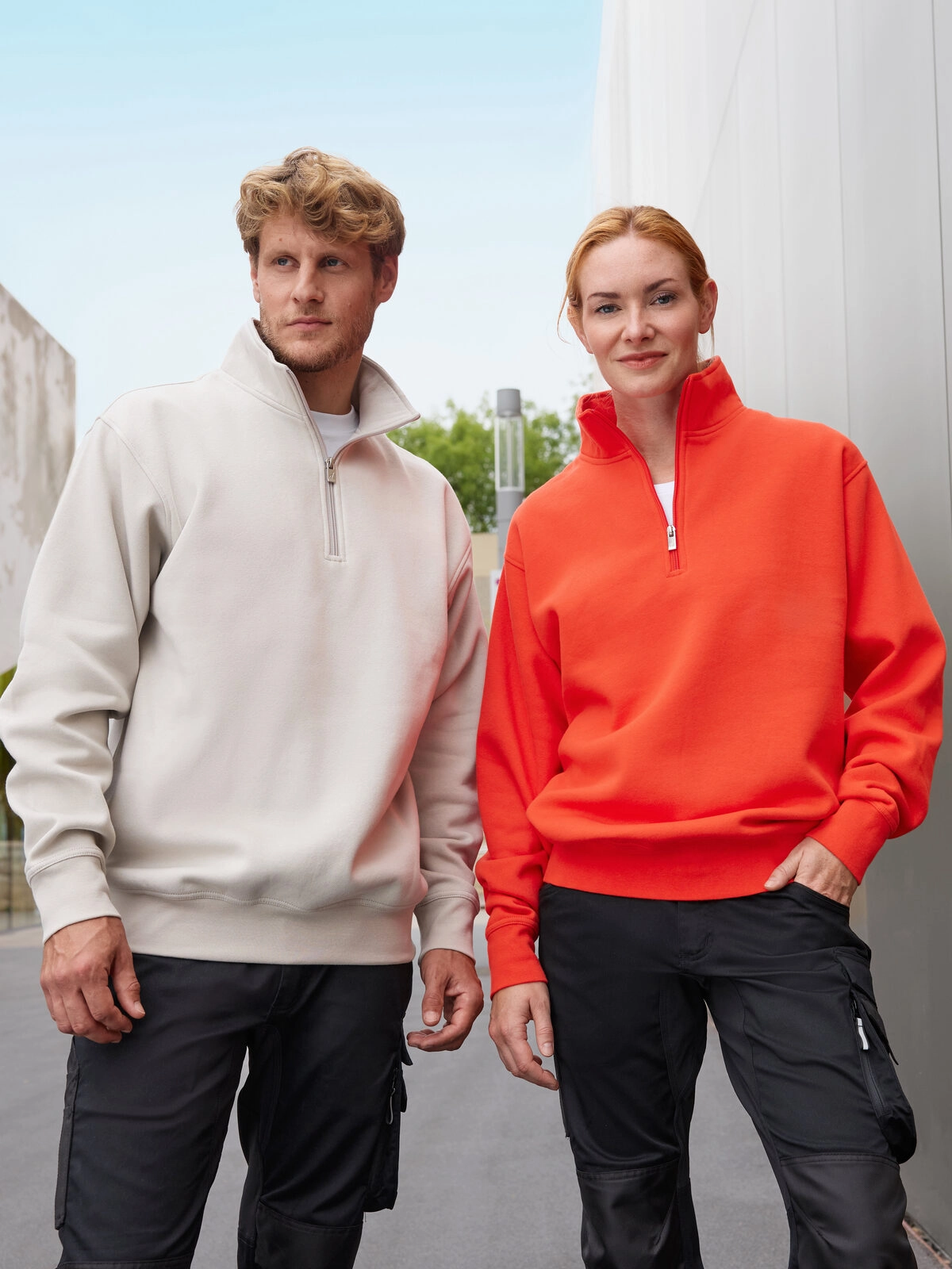 Immagine Workwear Half Zip Sweat