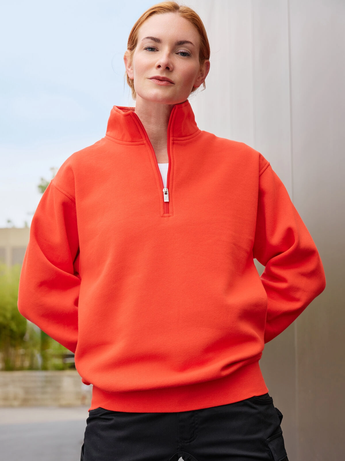 Immagine Workwear Half Zip Sweat