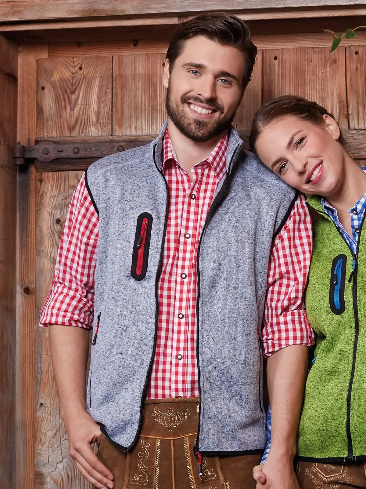 Immagine Men's Knitted Fleece Vest