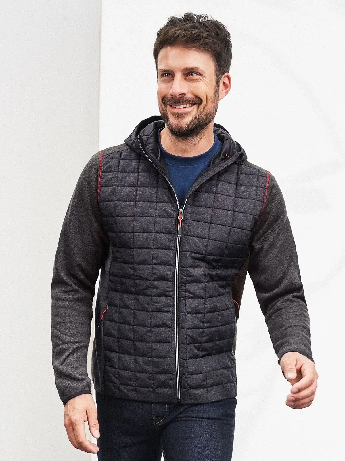 Immagine Men's Knitted Hybrid Jacket