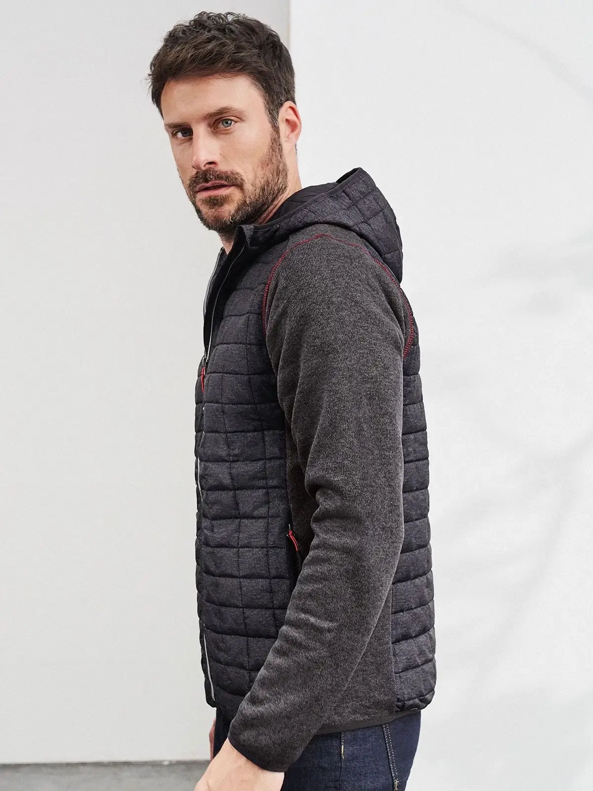 Immagine Men's Knitted Hybrid Jacket