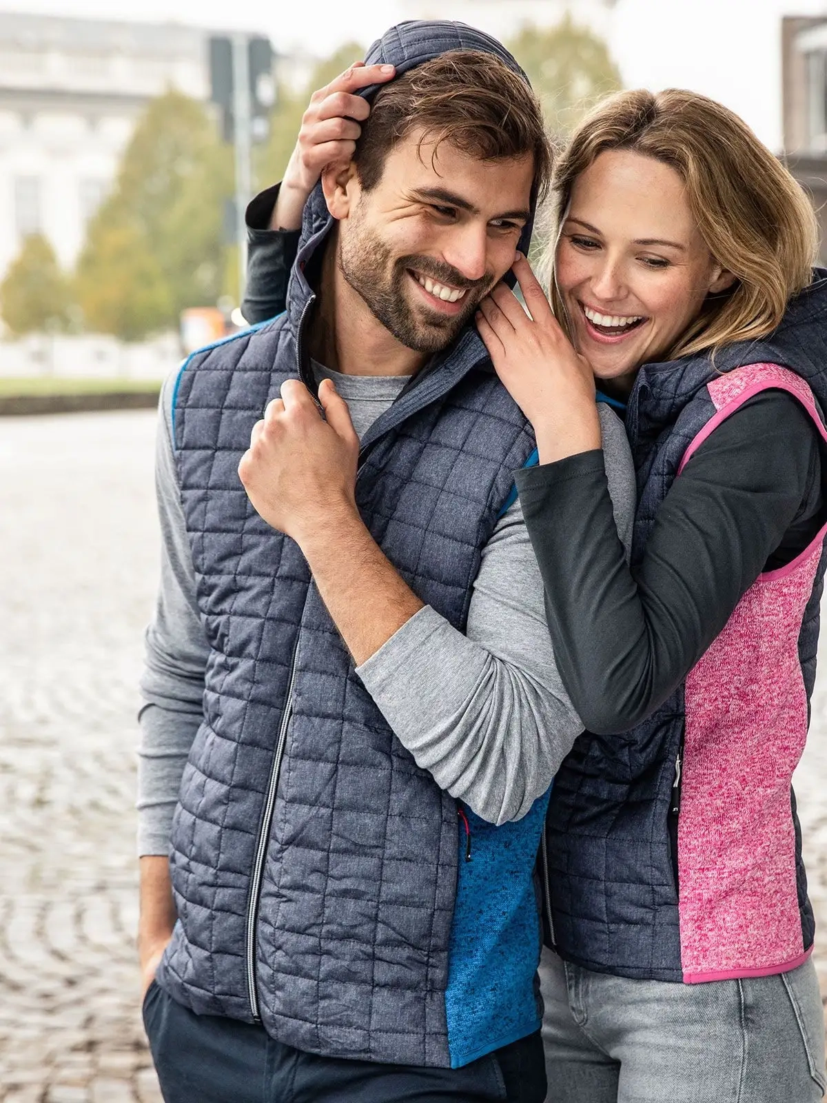 Immagine Men's Knitted Hybrid Vest