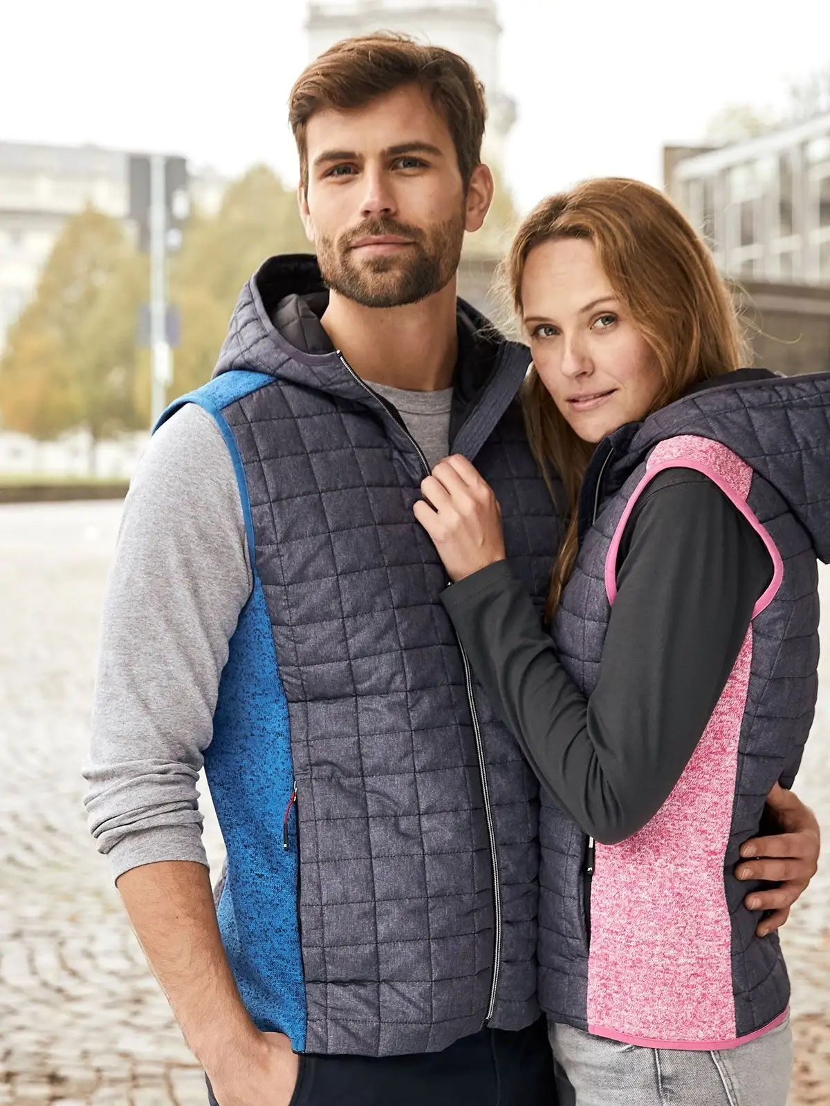 Immagine Men's Knitted Hybrid Vest