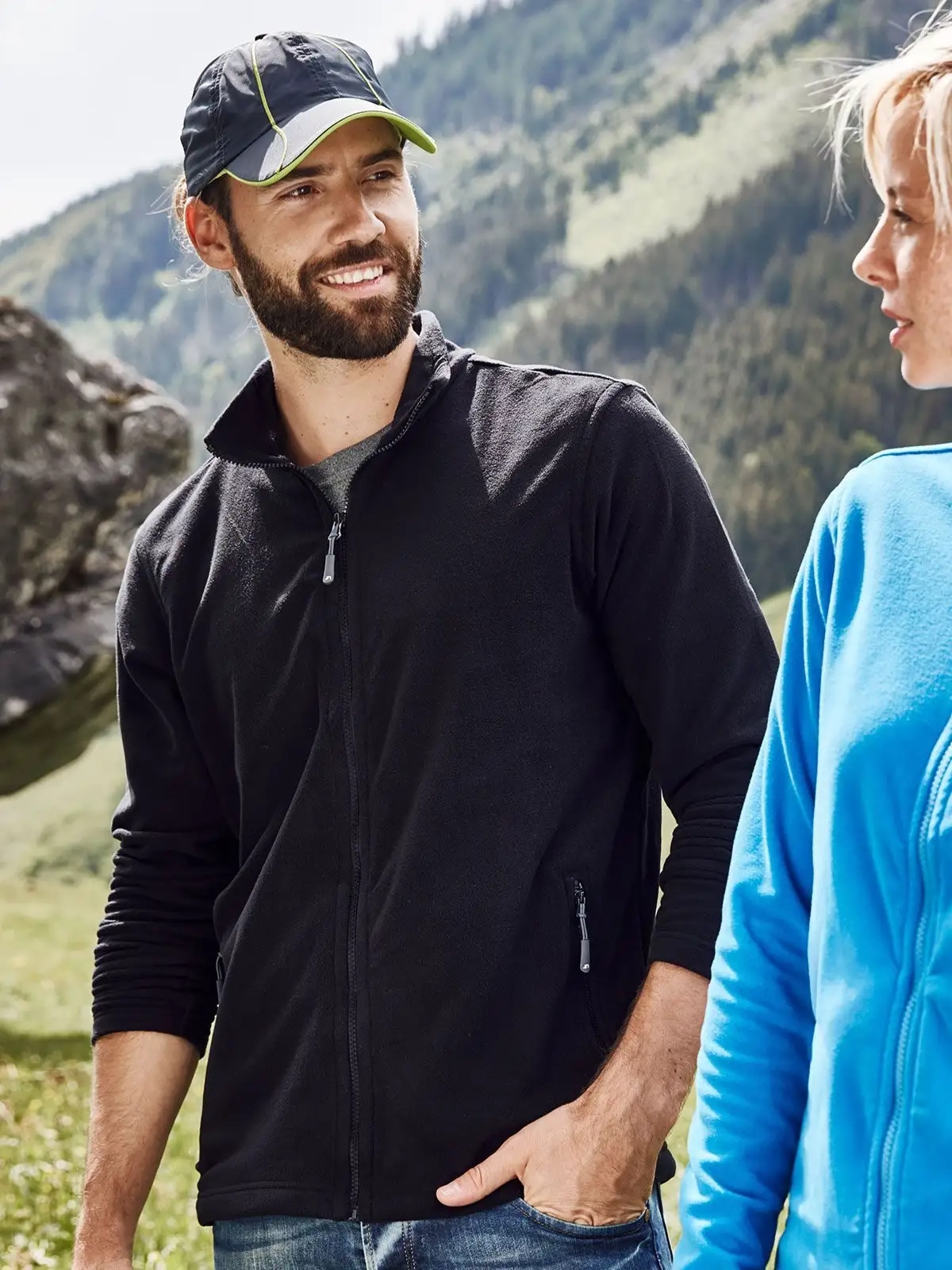 Immagine Men's Basic Fleece Jacket