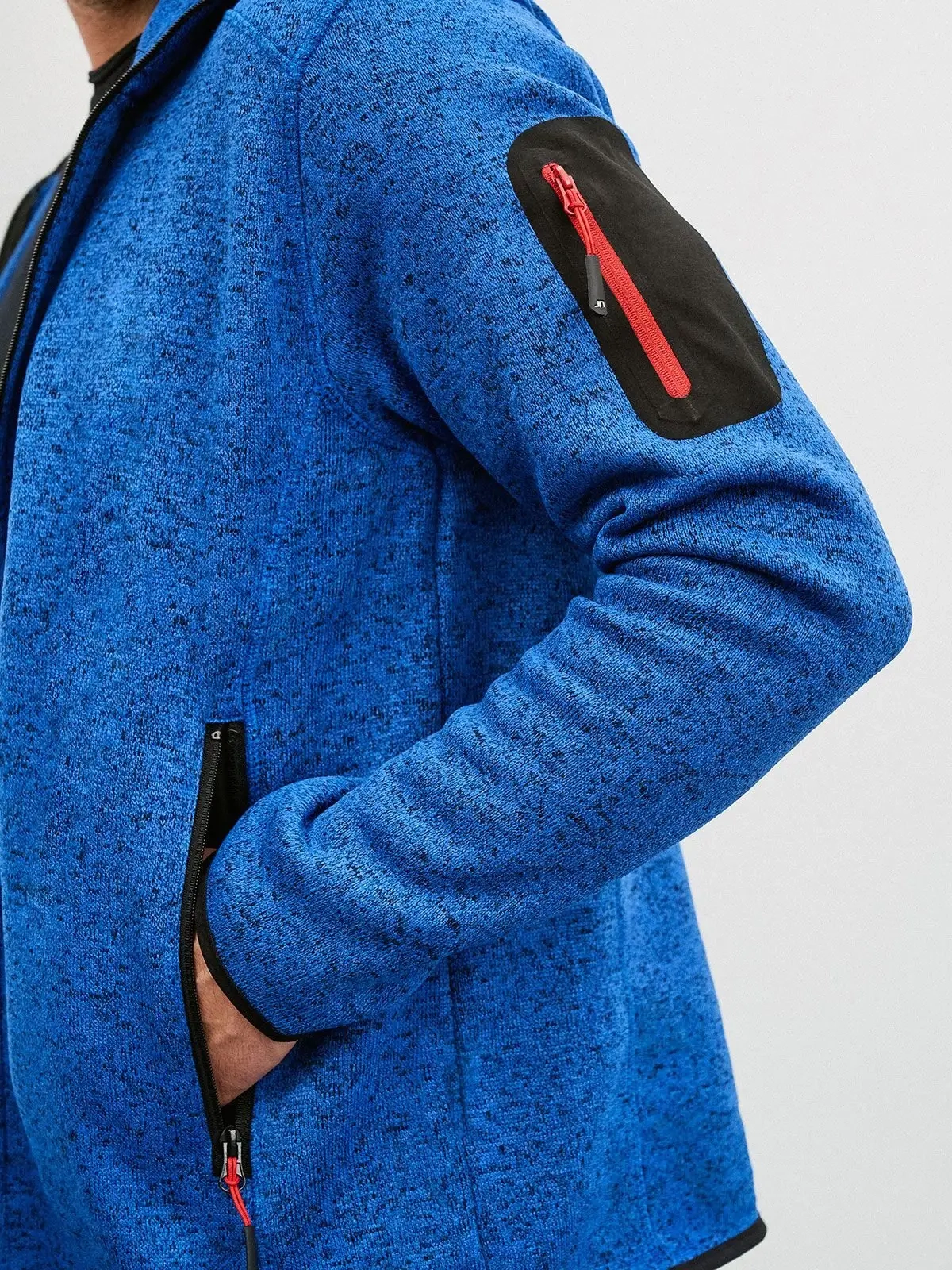 Immagine Men's Knitted Fleece Jacket