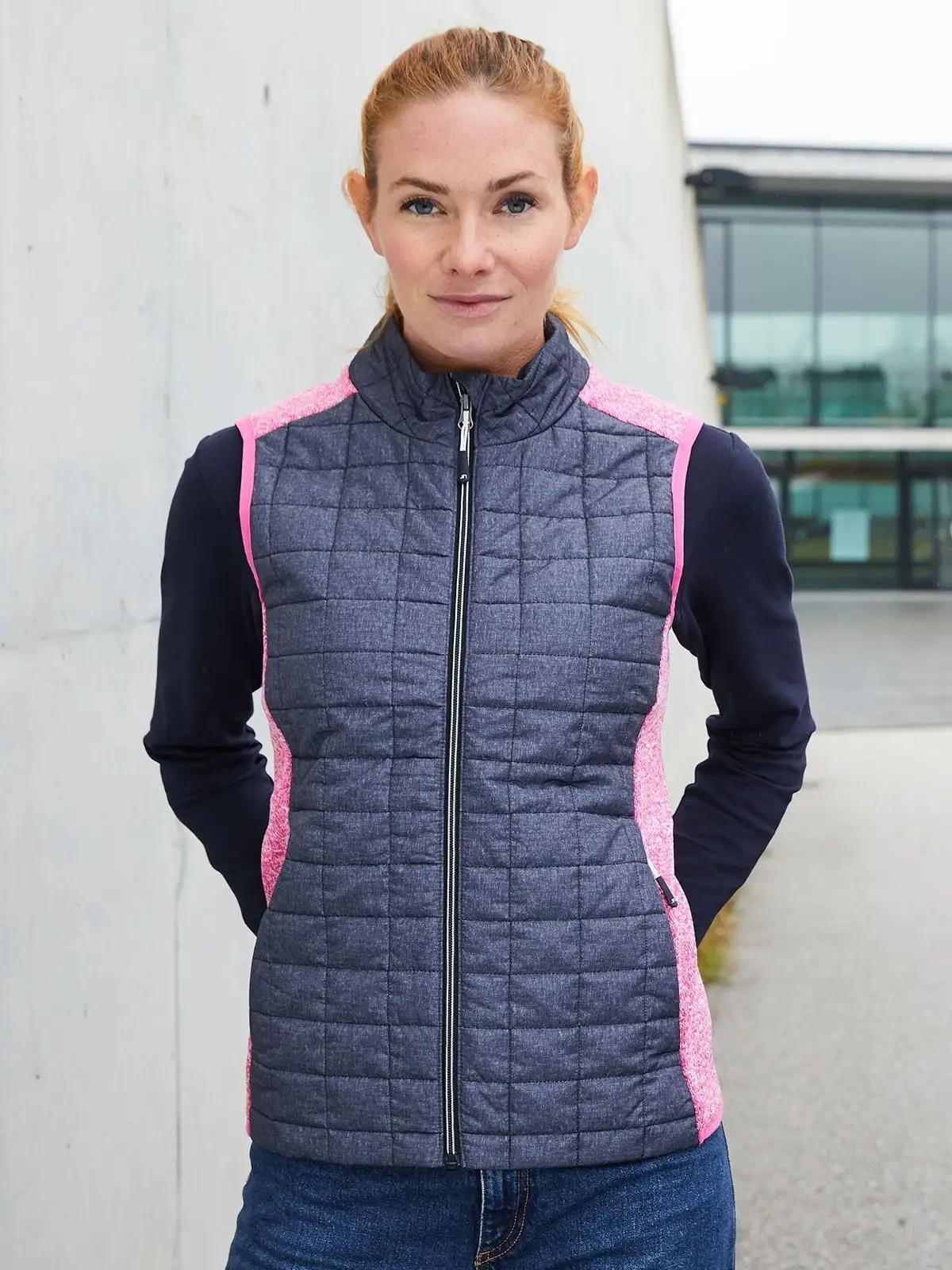 Immagine Ladies' Knitted Hybrid Vest
