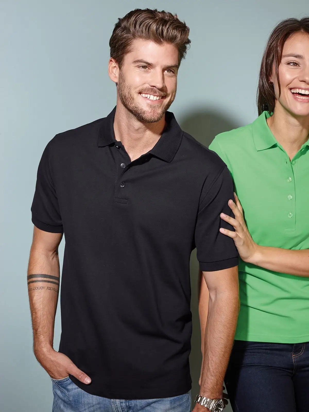 Immagine Men's Elastic Polo Piqué