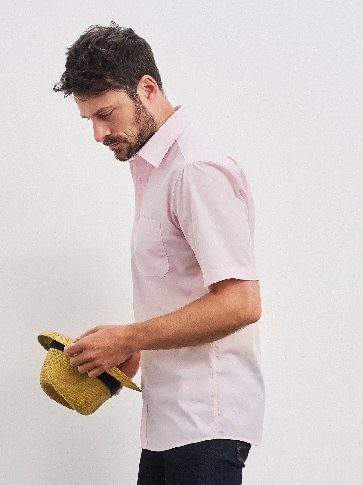 Immagine Men's Shirt Shortsleeve Poplin