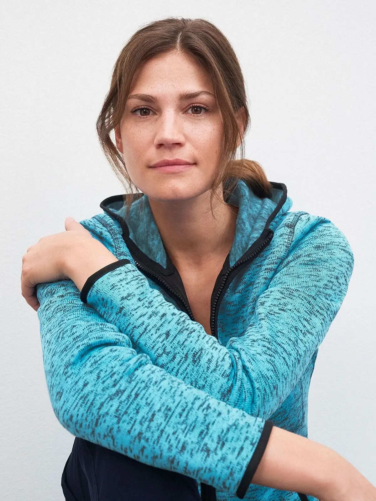 Immagine Ladies' Knitted Fleece Hoody