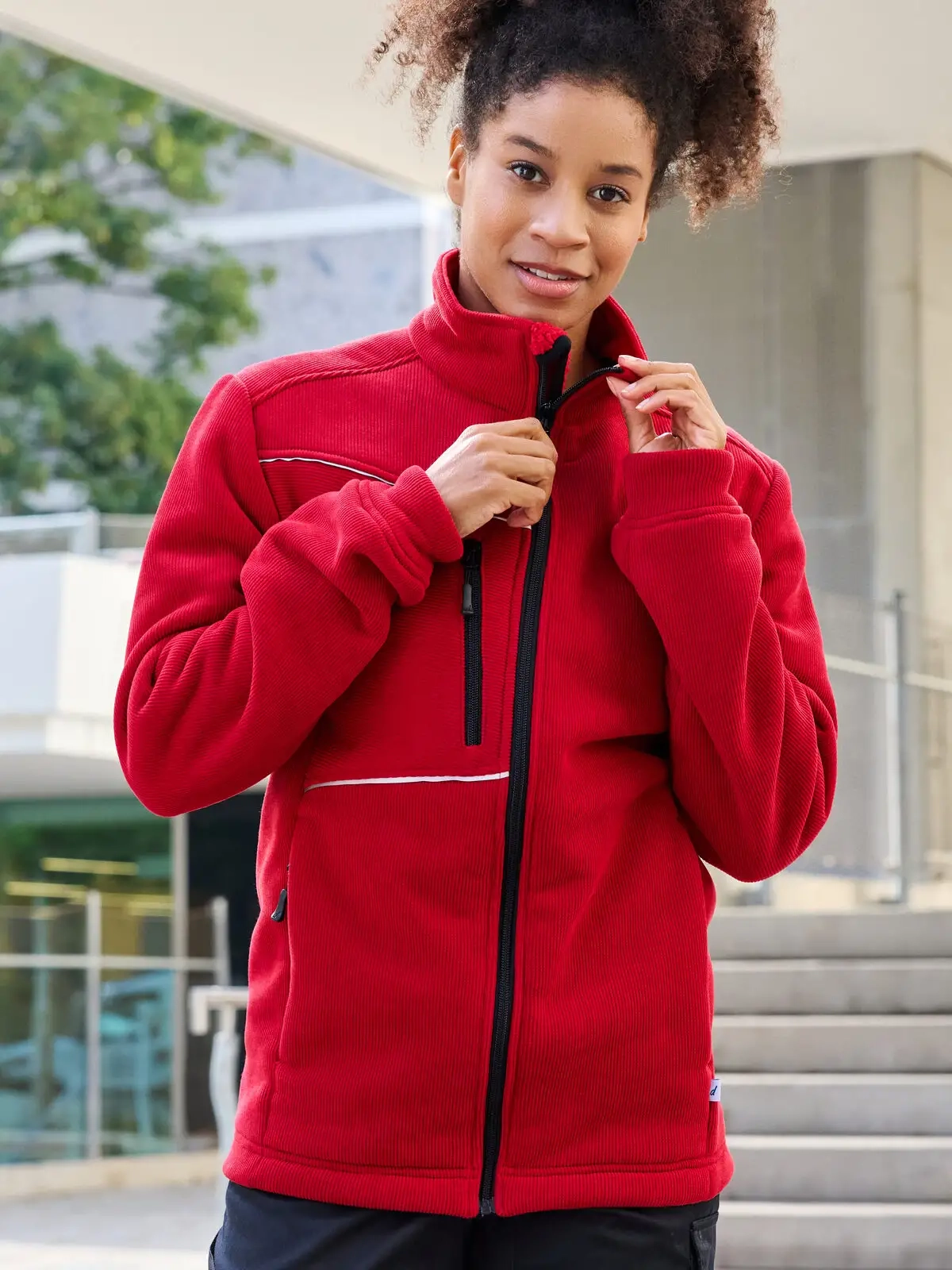 Immagine Fleece Jacket - Corduroy Look