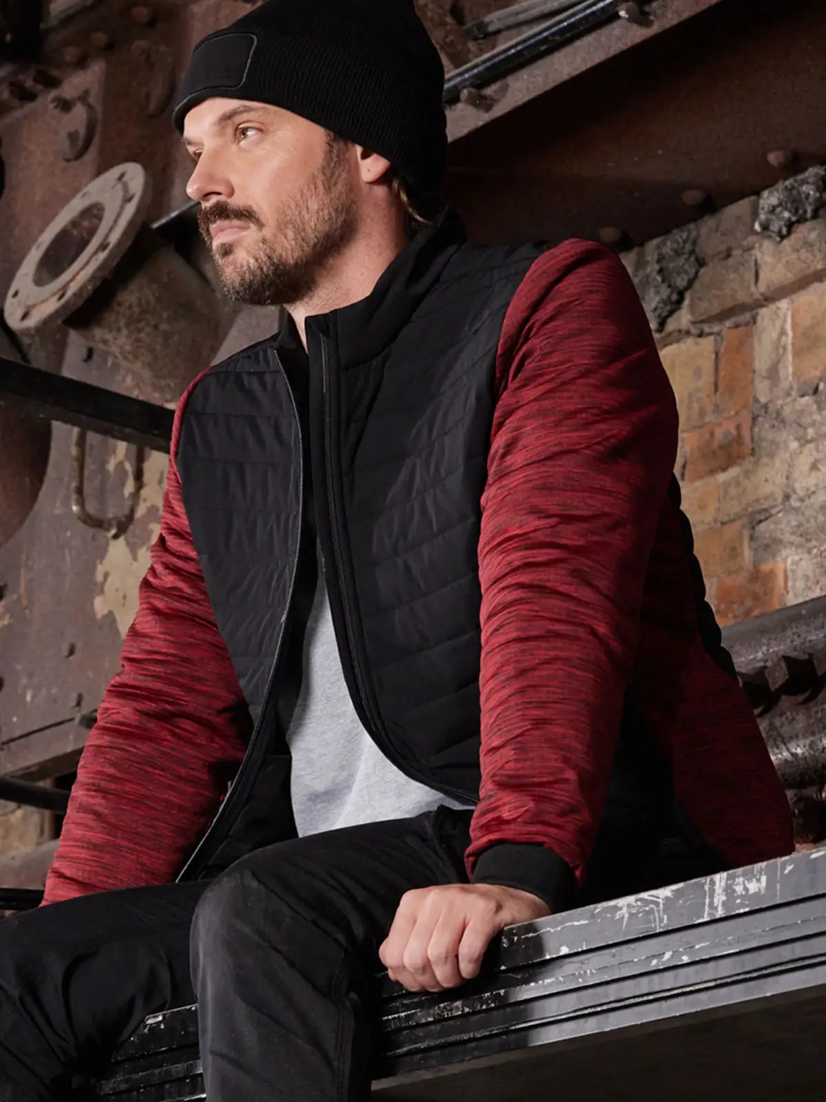 Immagine Men's Padded Hybrid Jacket