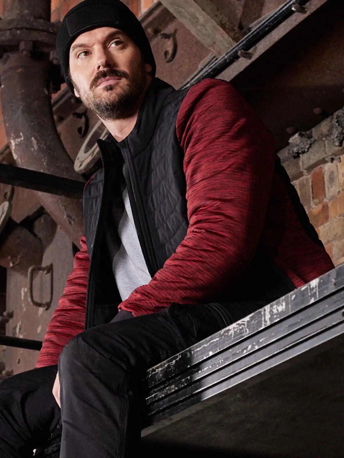 Immagine Men's Padded Hybrid Jacket