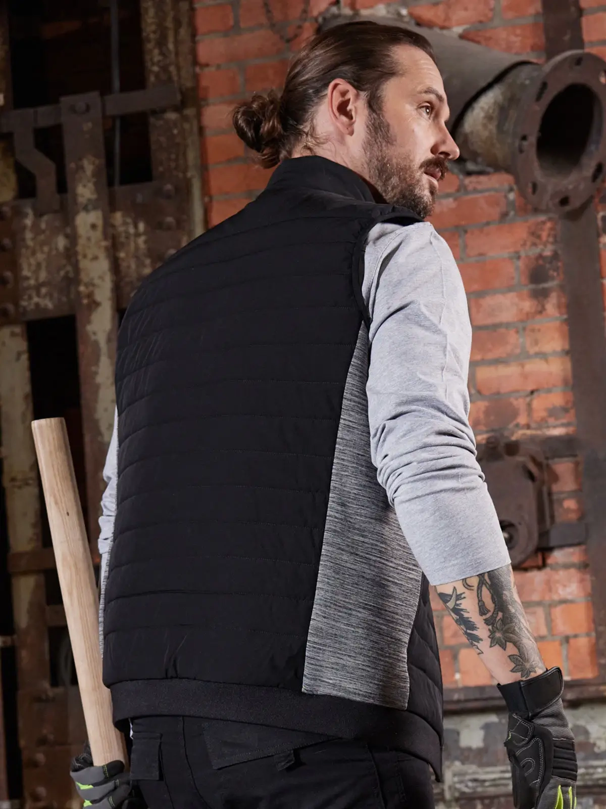 Immagine Men's Padded Hybrid Vest