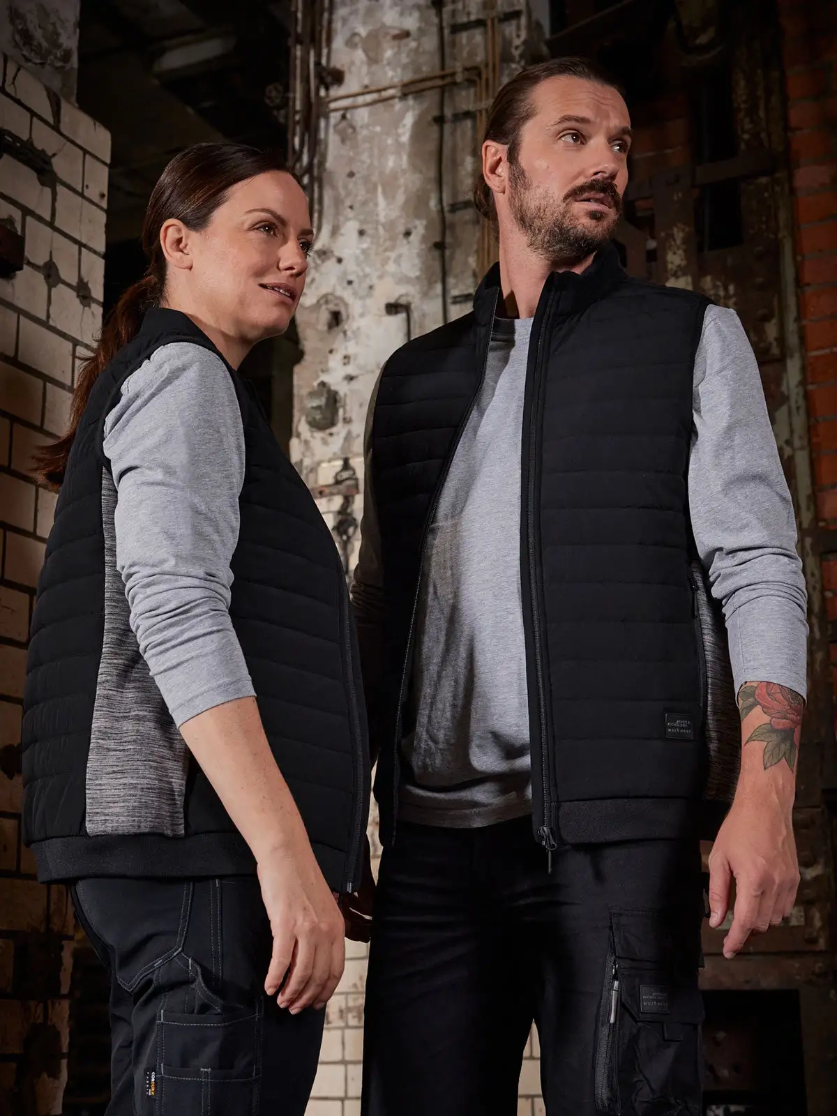 Immagine Men's Padded Hybrid Vest