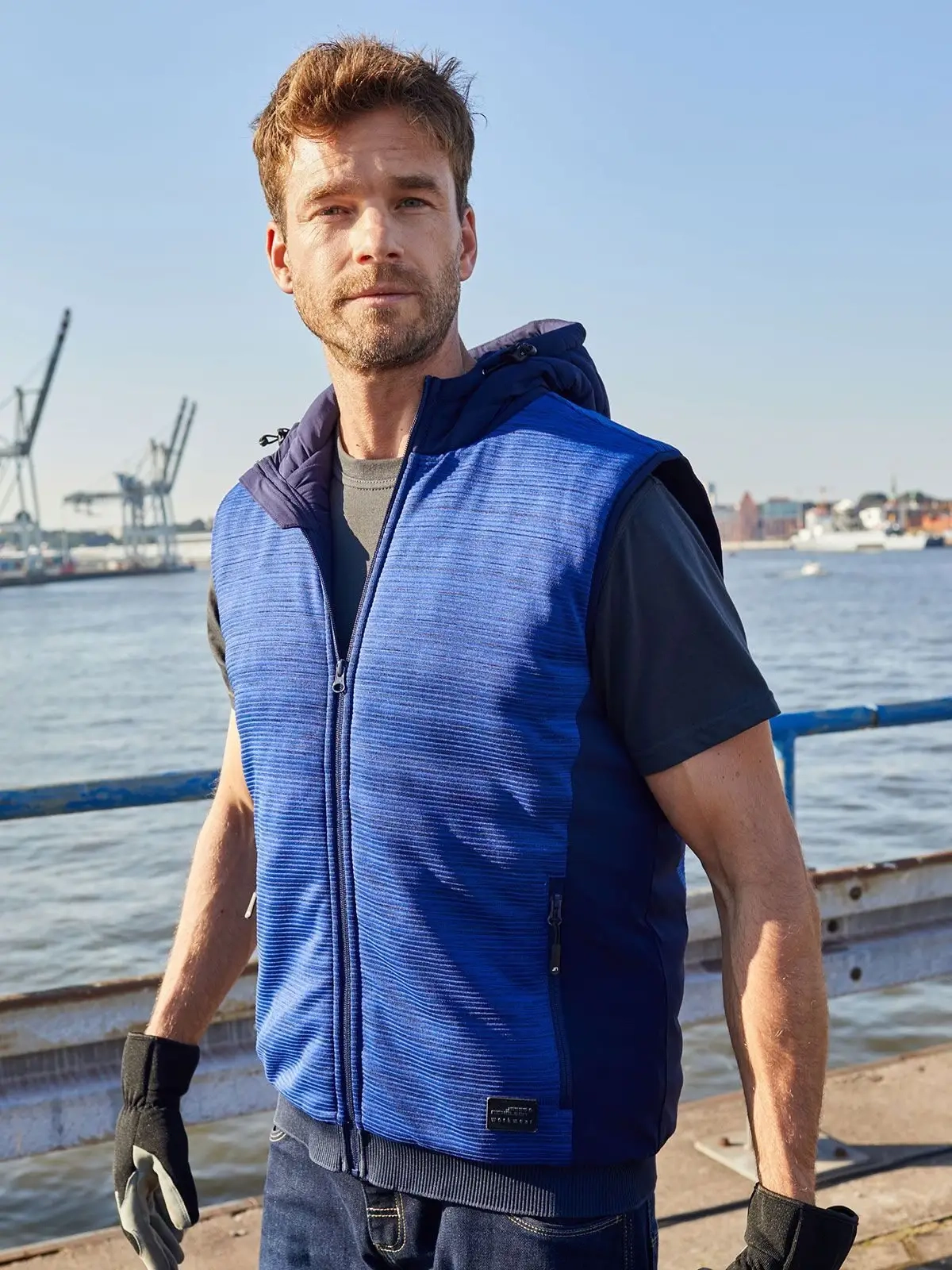 Immagine Men's Padded Hybrid Vest