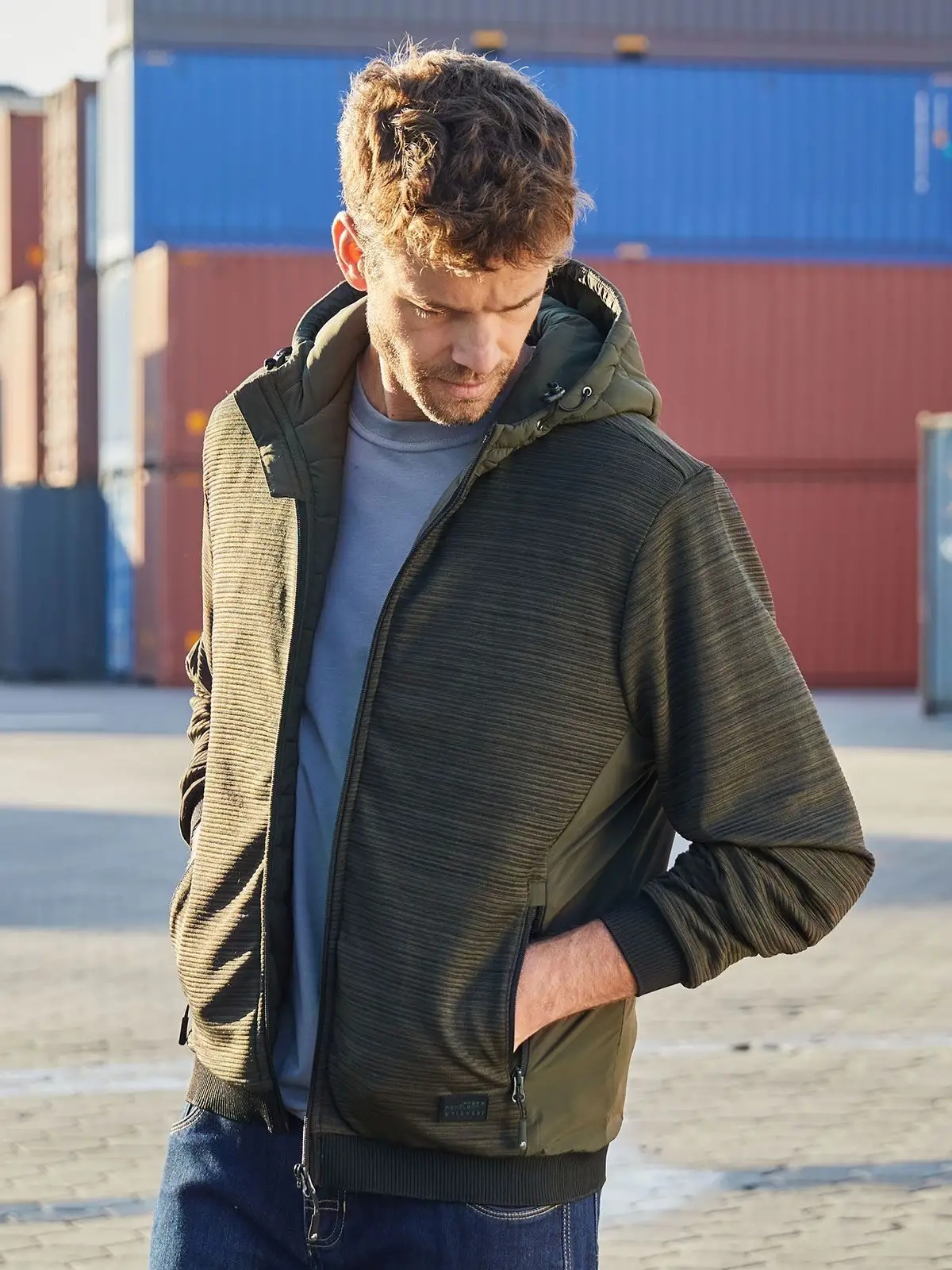 Immagine Men's Padded Hybrid Jacket