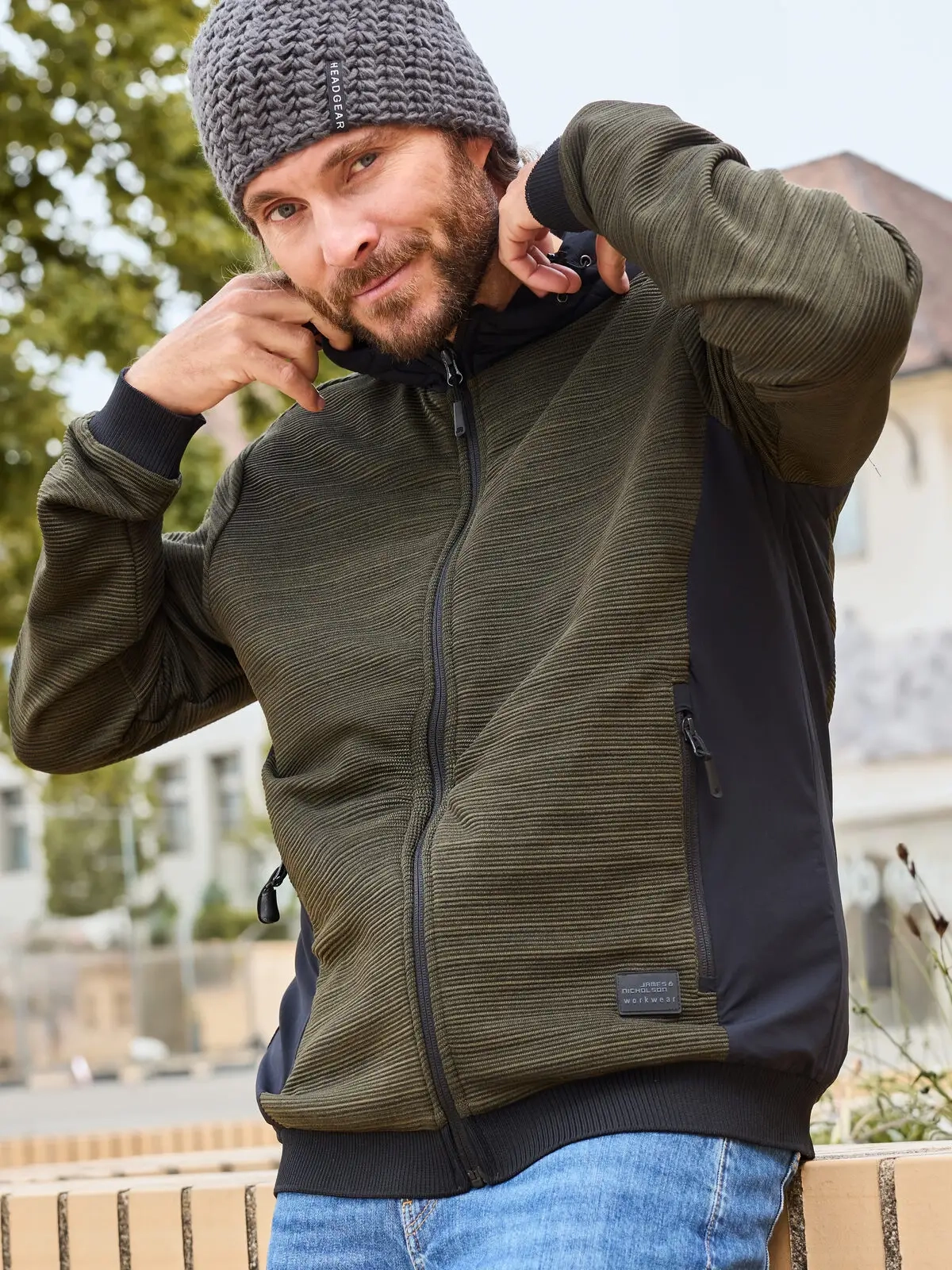 Immagine Men's Padded Hybrid Jacket