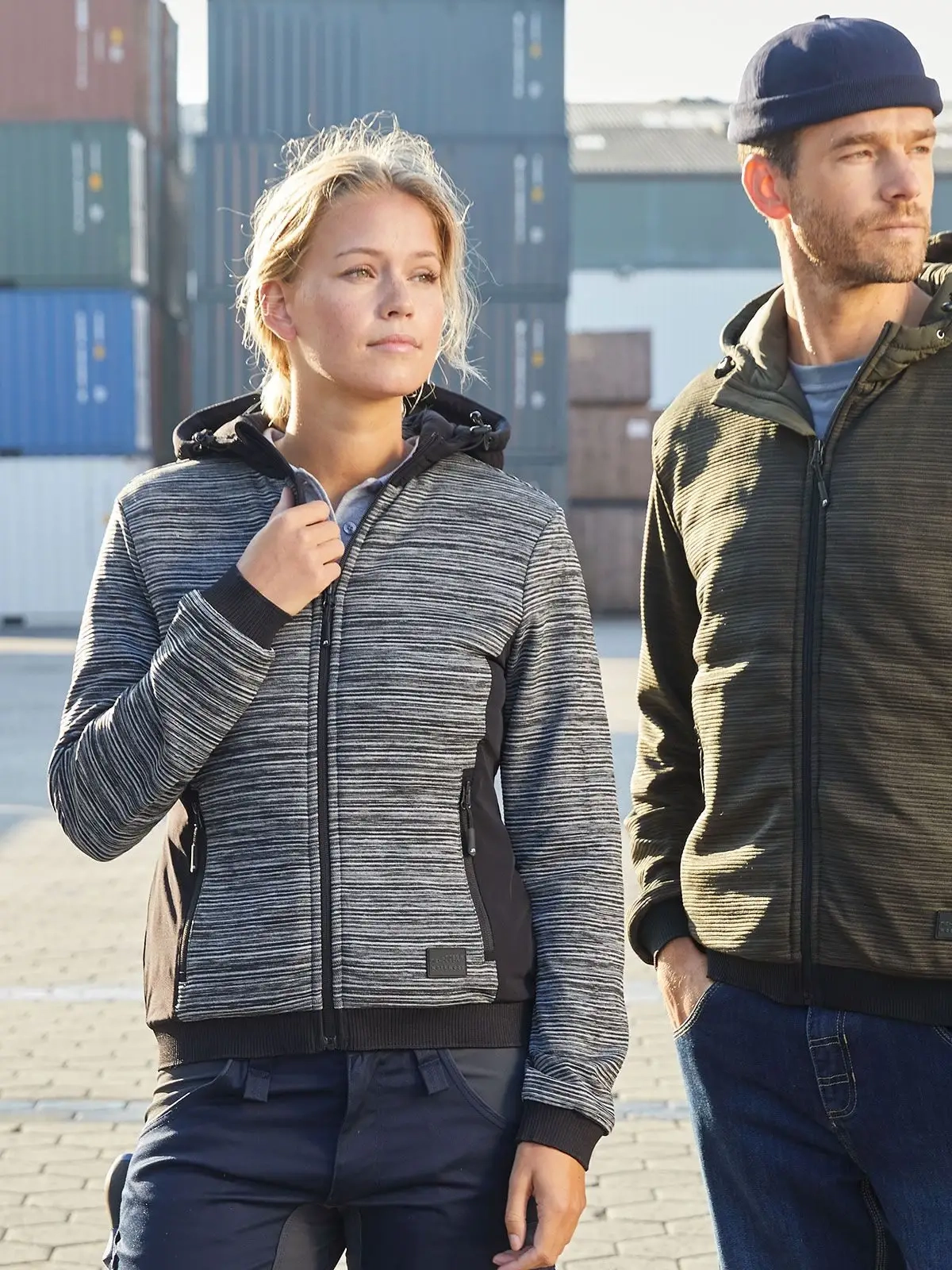 Immagine Ladies´ Padded Hybrid Jacket