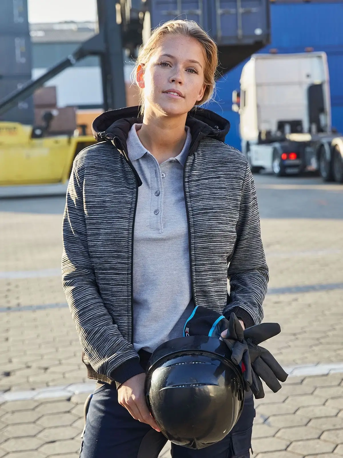 Immagine Ladies´ Padded Hybrid Jacket