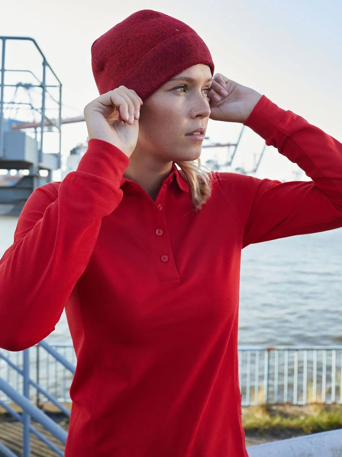 Immagine Ladies' Workwear-Longsleeve Polo