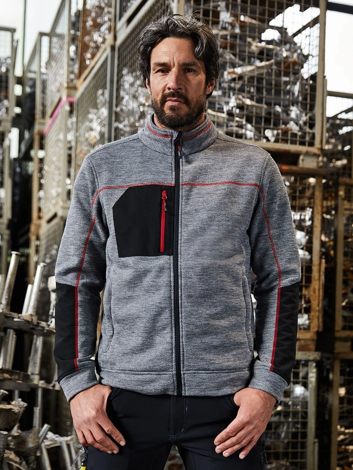 Immagine Men's Structure Fleece Jacket