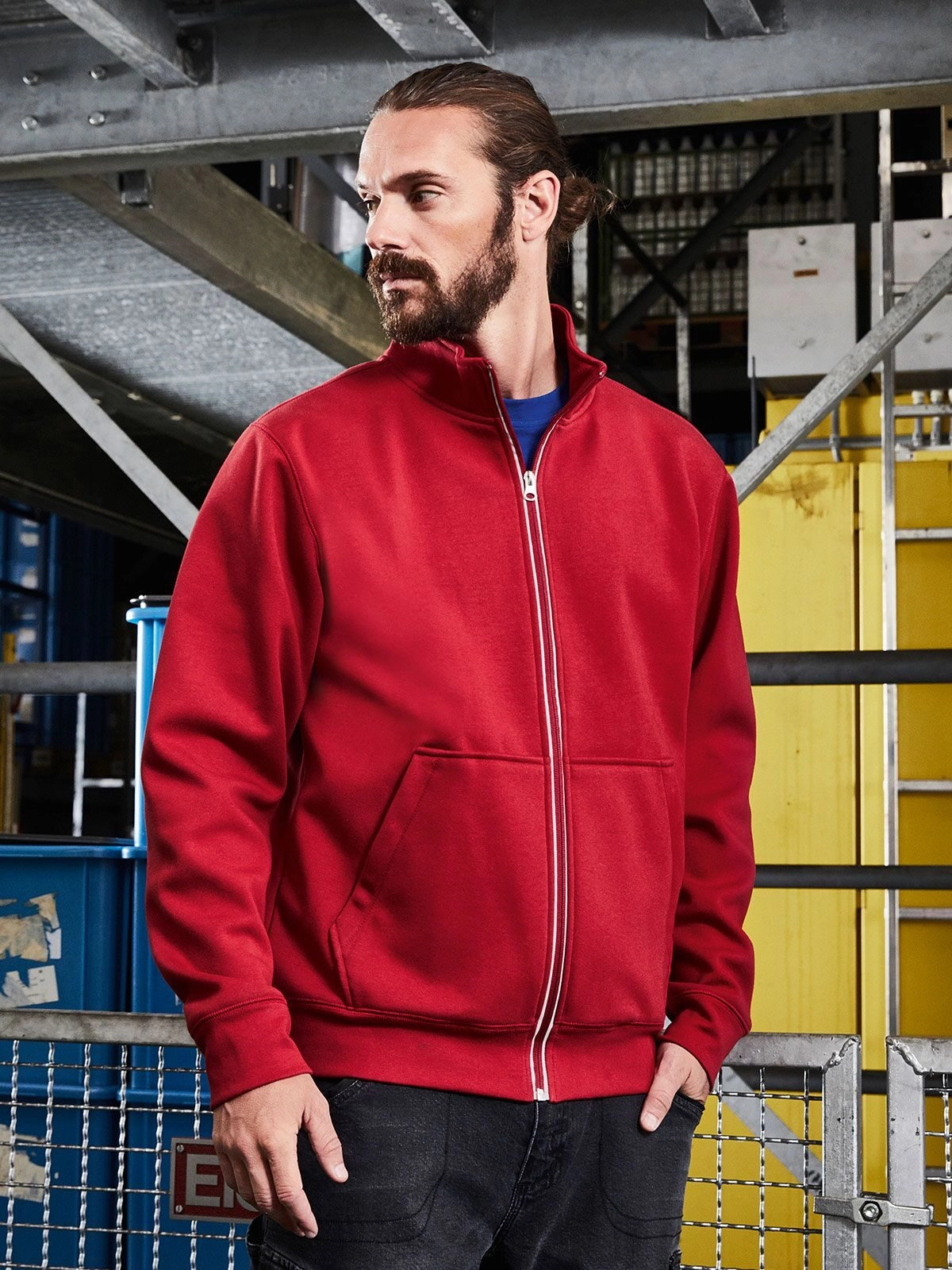 Immagine Men's Doubleface Work Jacket - Solid