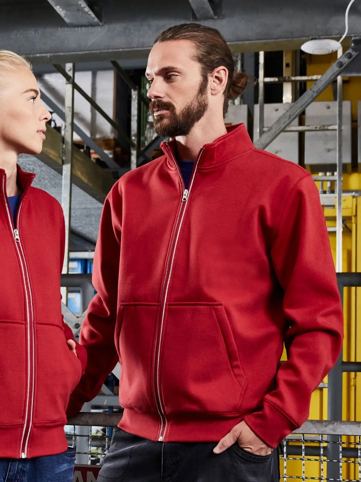 Immagine Men's Doubleface Work Jacket - Solid