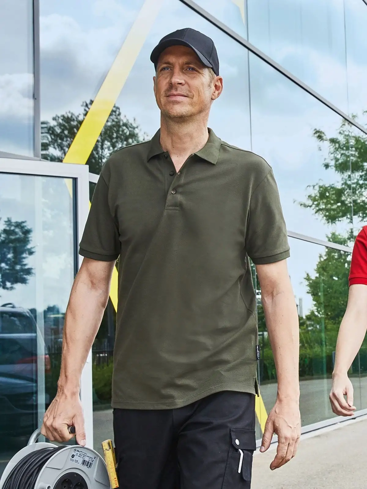 Immagine Men's Bio Stretch-Polo Work - Solid