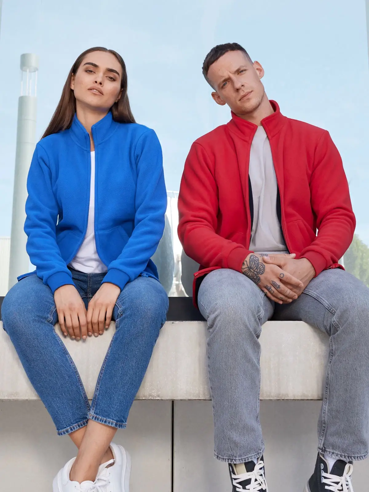 Immagine Ladies' Bonded Fleece Jacket