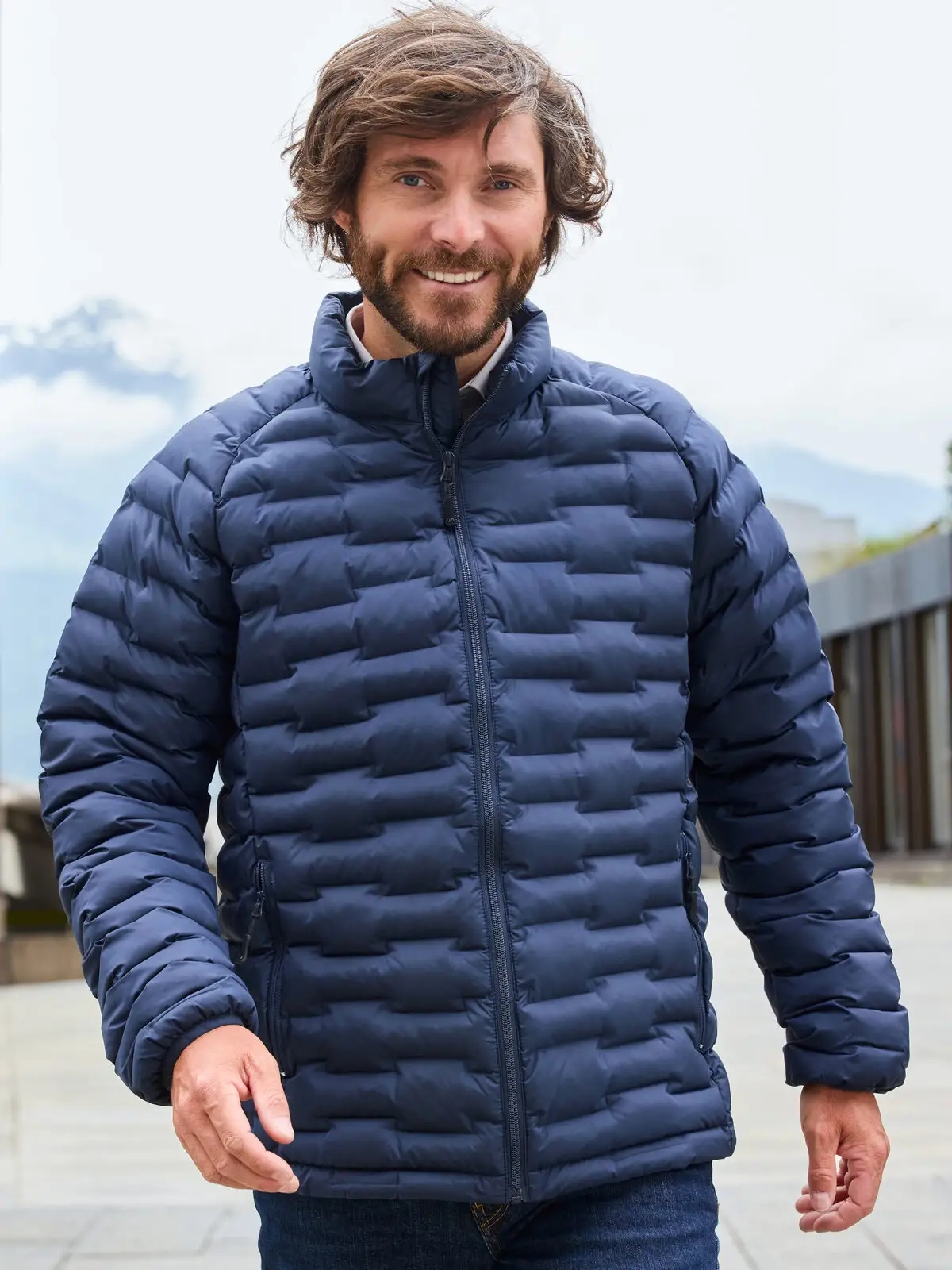 Immagine Men's Modern Padded Jacket