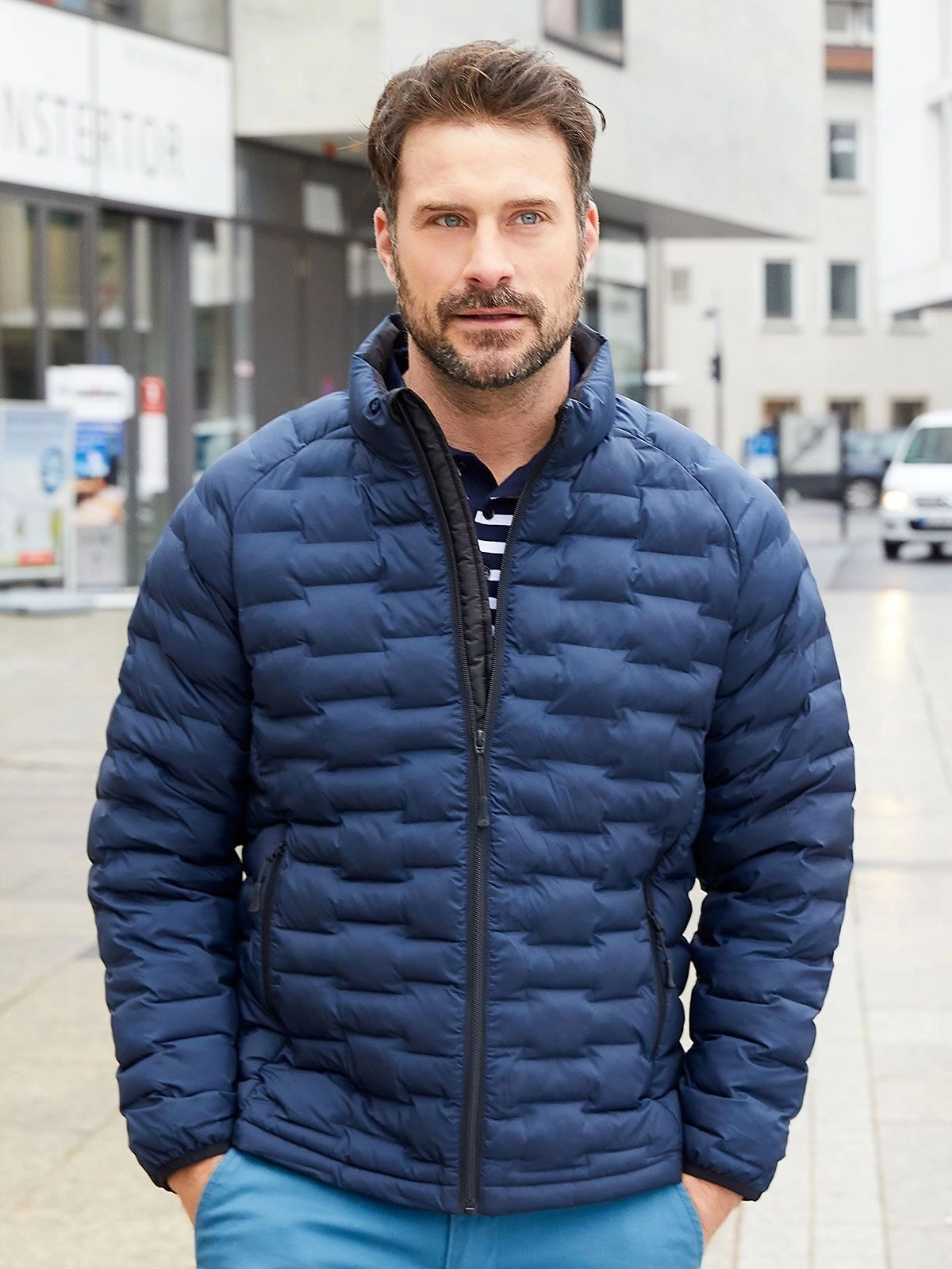 Immagine Men's Modern Padded Jacket