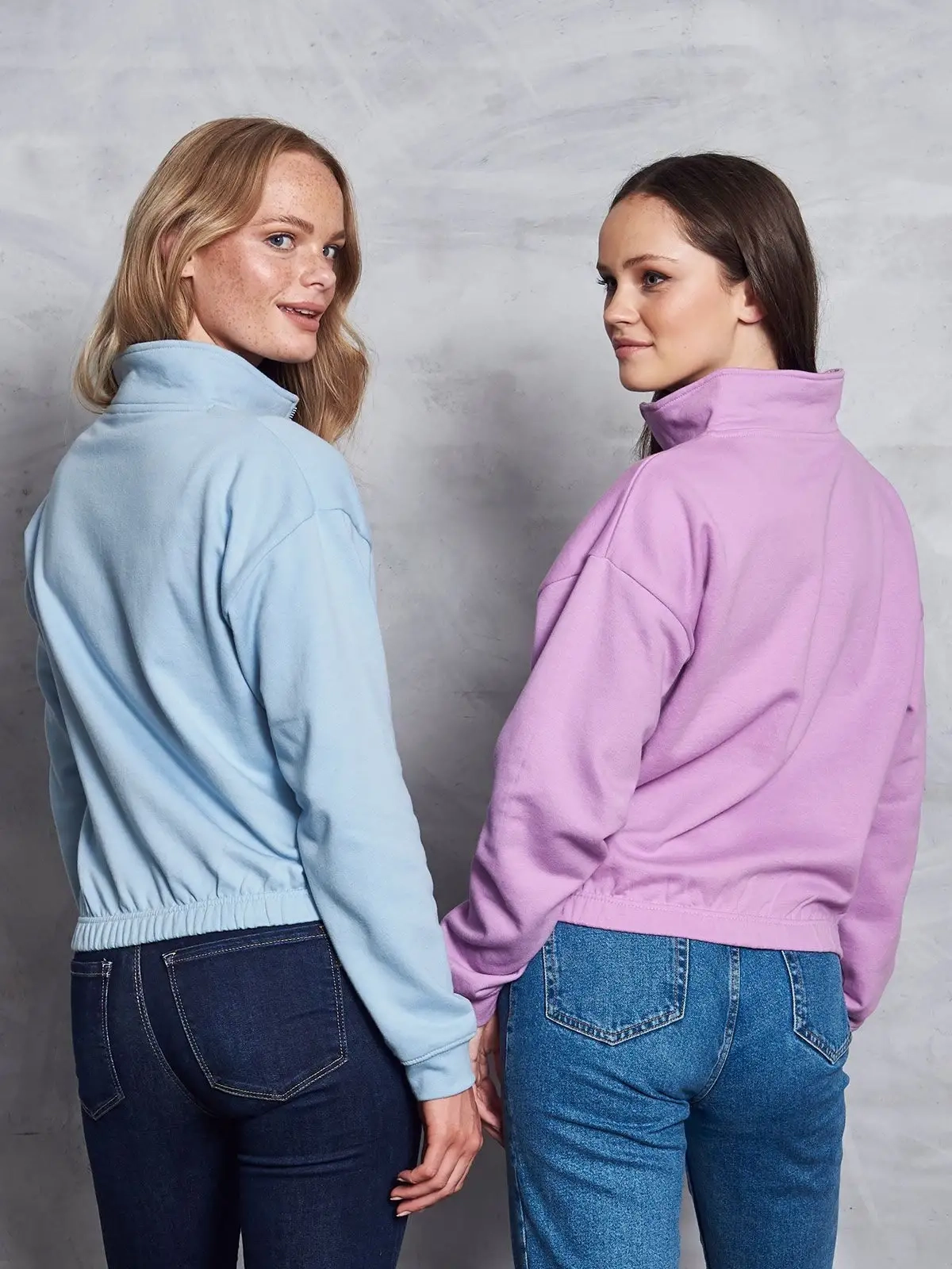 Immagine Women's Cropped ½ Zip Sweat