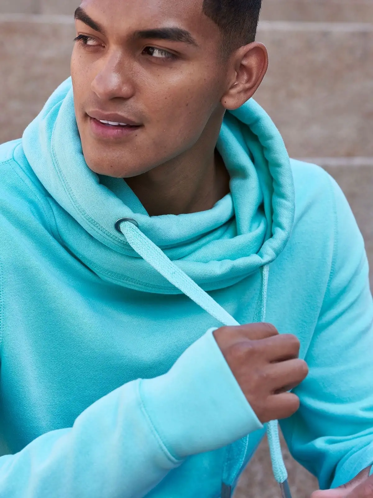 Immagine Cross Neck Hoodie