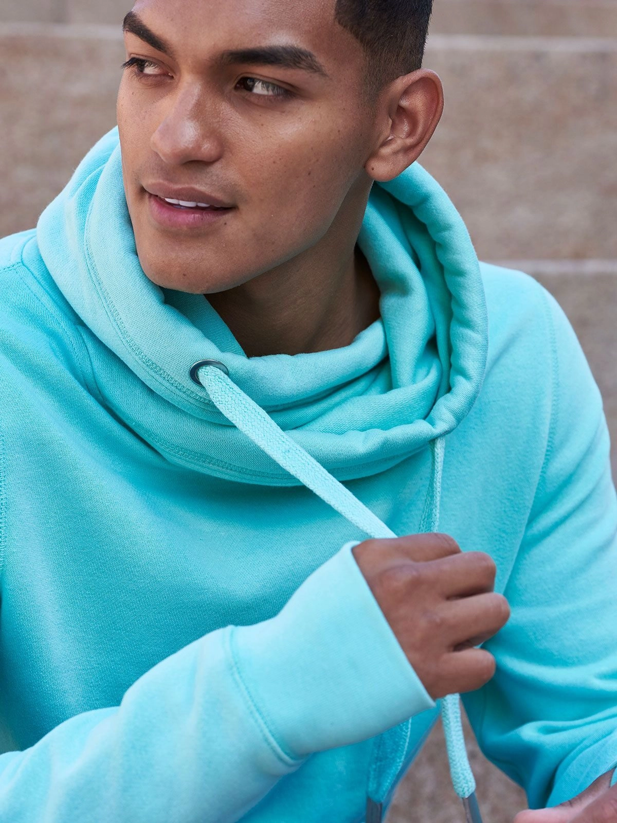 Immagine Cross Neck Hoodie