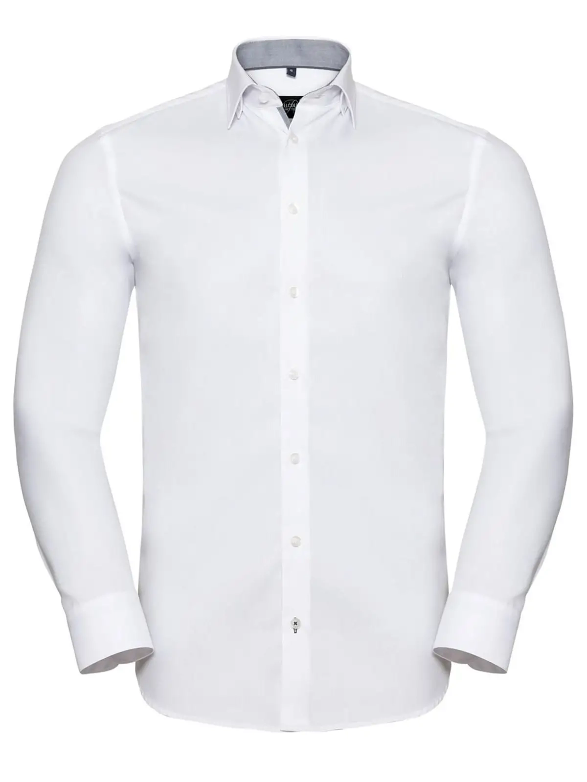 Immagine Men´s Long Sleeve Tailored Contrast Herringbone Shirt