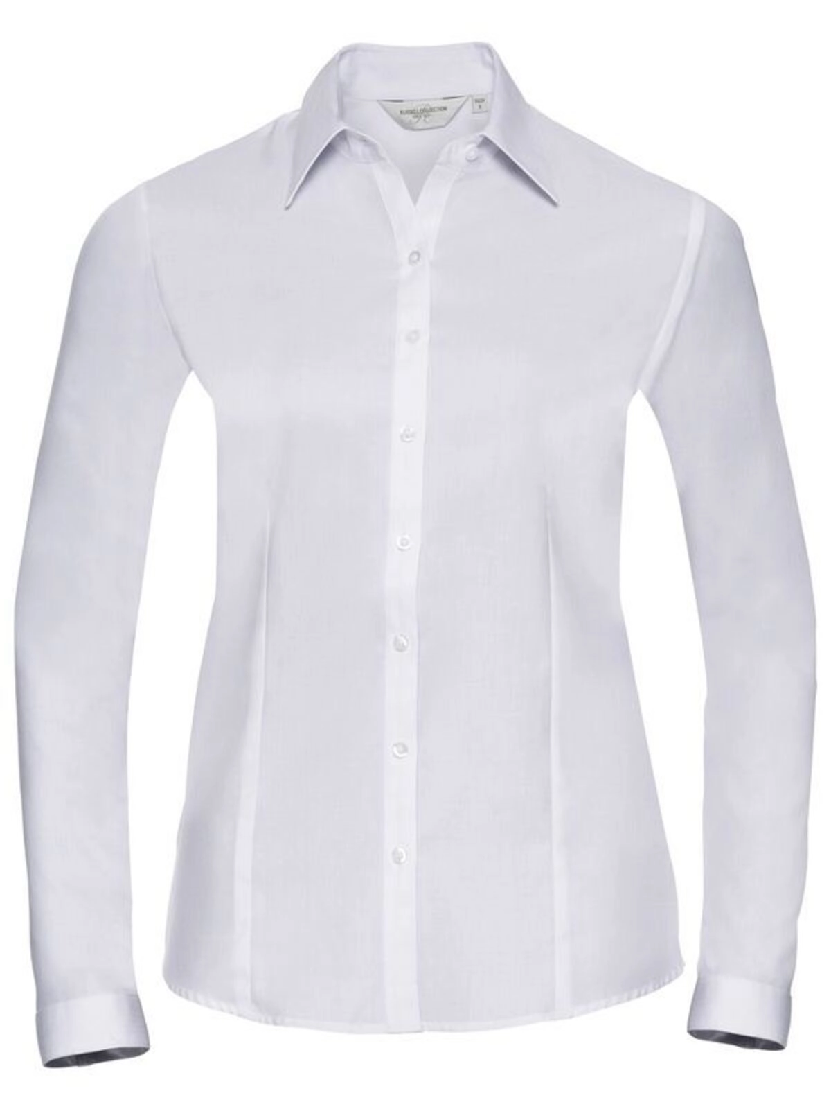 Immagine Ladies' Long Sleeve Tailored Herringbone Shirt