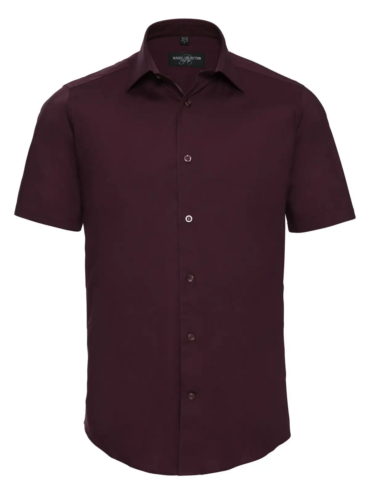 Immagine Men's Short Sleeve Easy Care Fitted Shirt