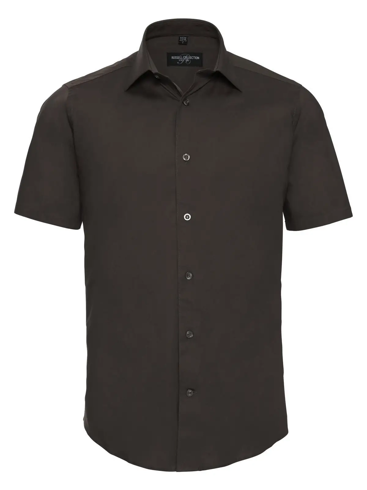 Immagine Men's Short Sleeve Easy Care Fitted Shirt