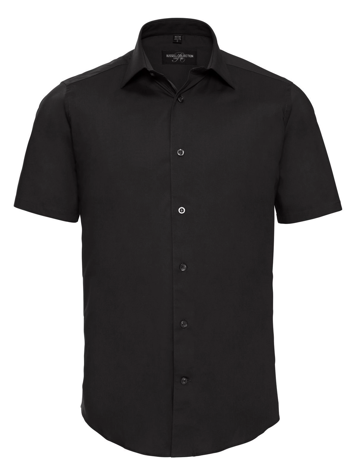 Immagine Men's Short Sleeve Easy Care Fitted Shirt
