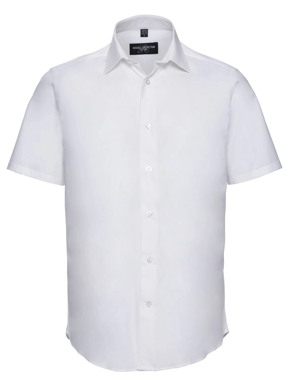 Immagine Men's Short Sleeve Easy Care Fitted Shirt