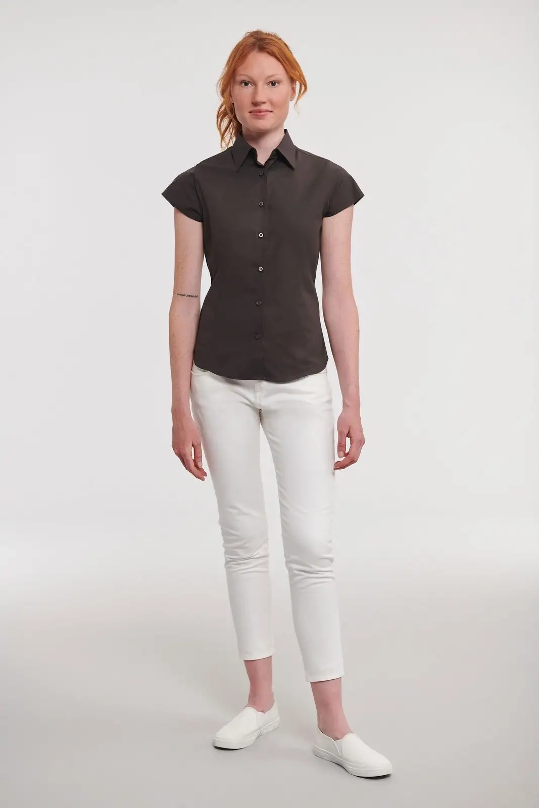 Immagine Ladies' Short Sleeve Easy Care Fitted Shirt