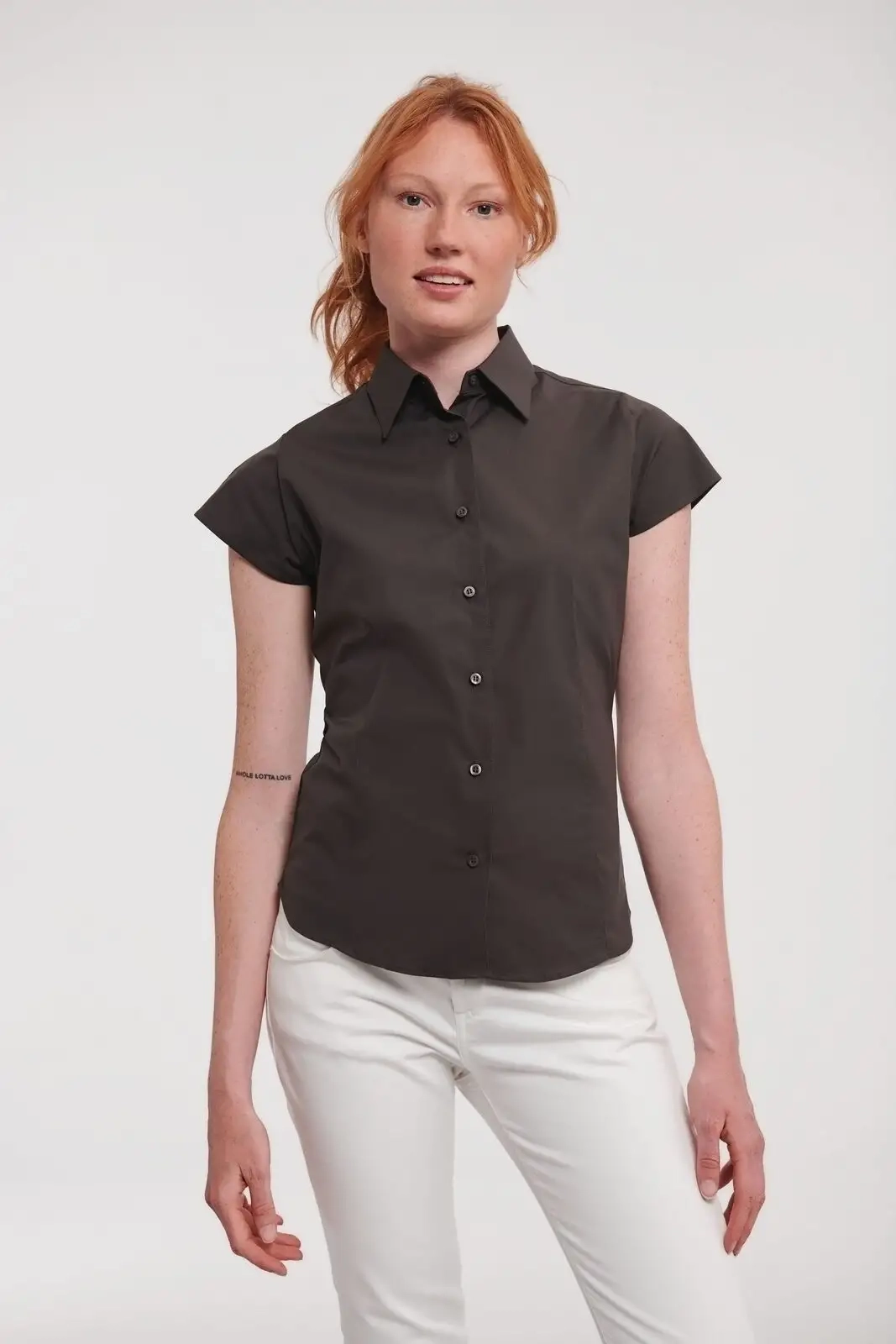 Immagine Ladies' Short Sleeve Easy Care Fitted Shirt