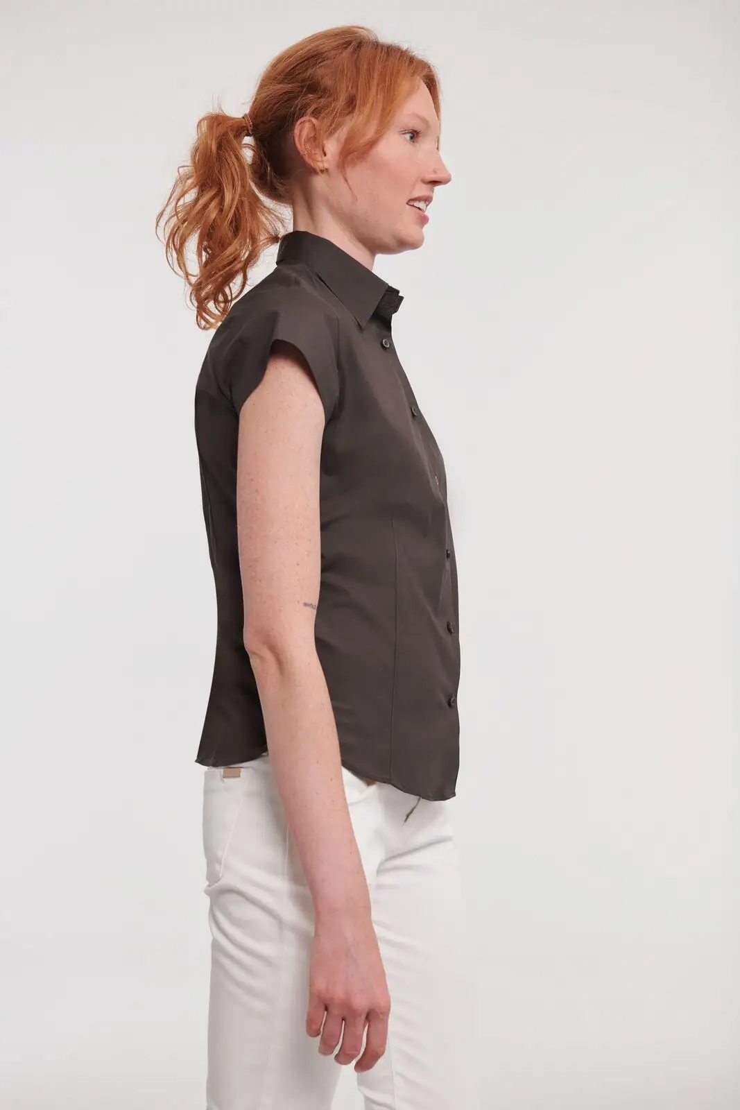 Immagine Ladies' Short Sleeve Easy Care Fitted Shirt