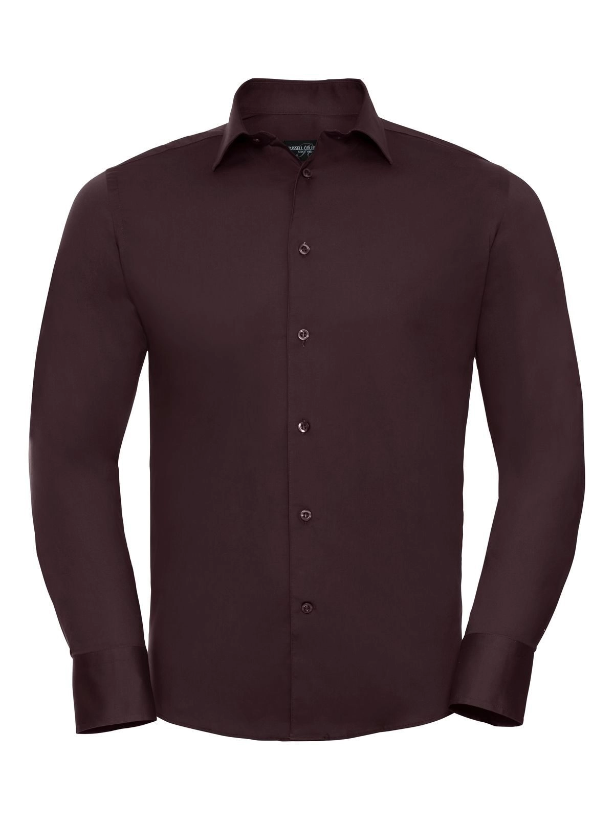 Immagine Men's Long Sleeve Easy Care Fitted Shirt