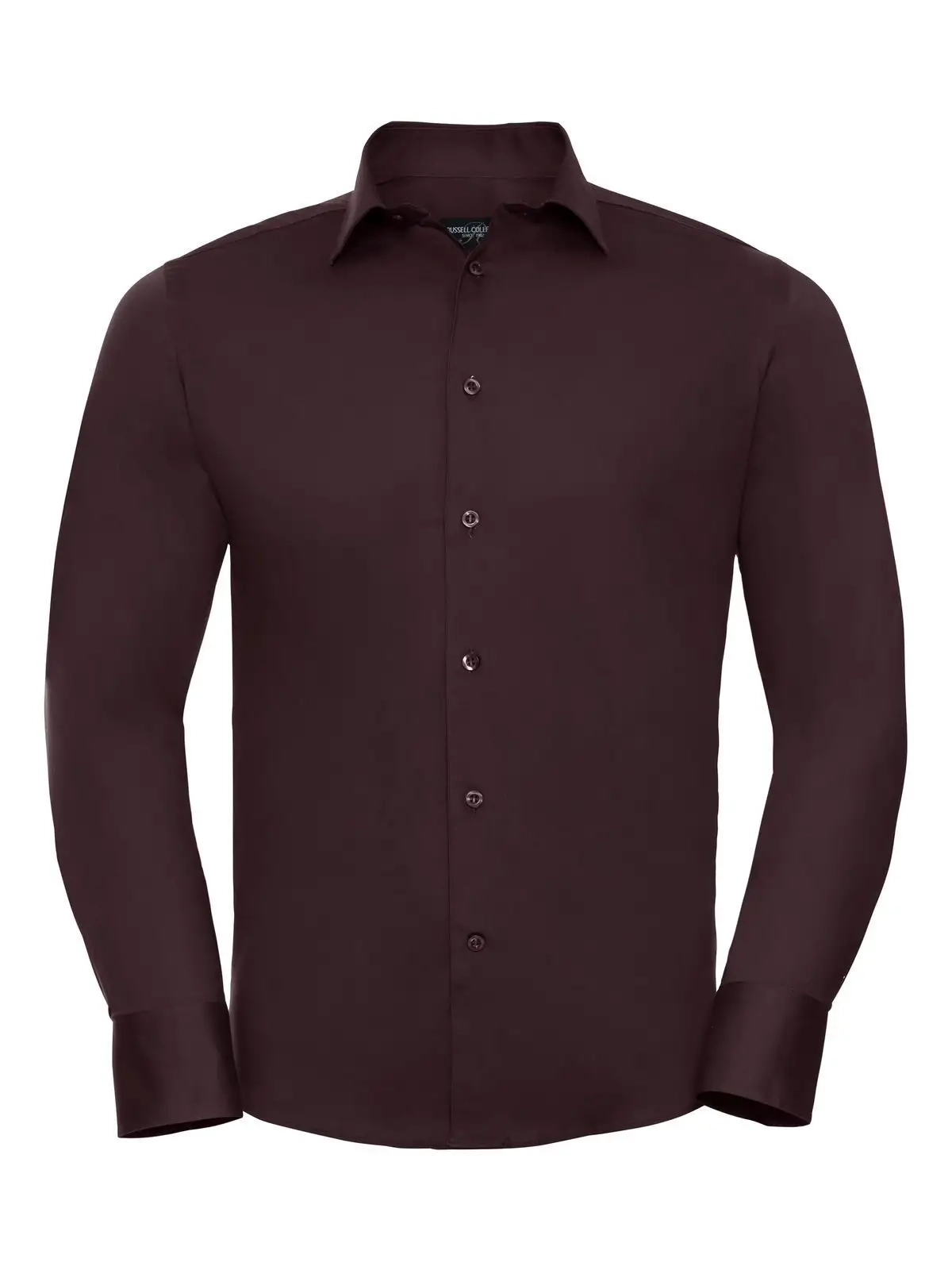 Immagine Men's Long Sleeve Easy Care Fitted Shirt