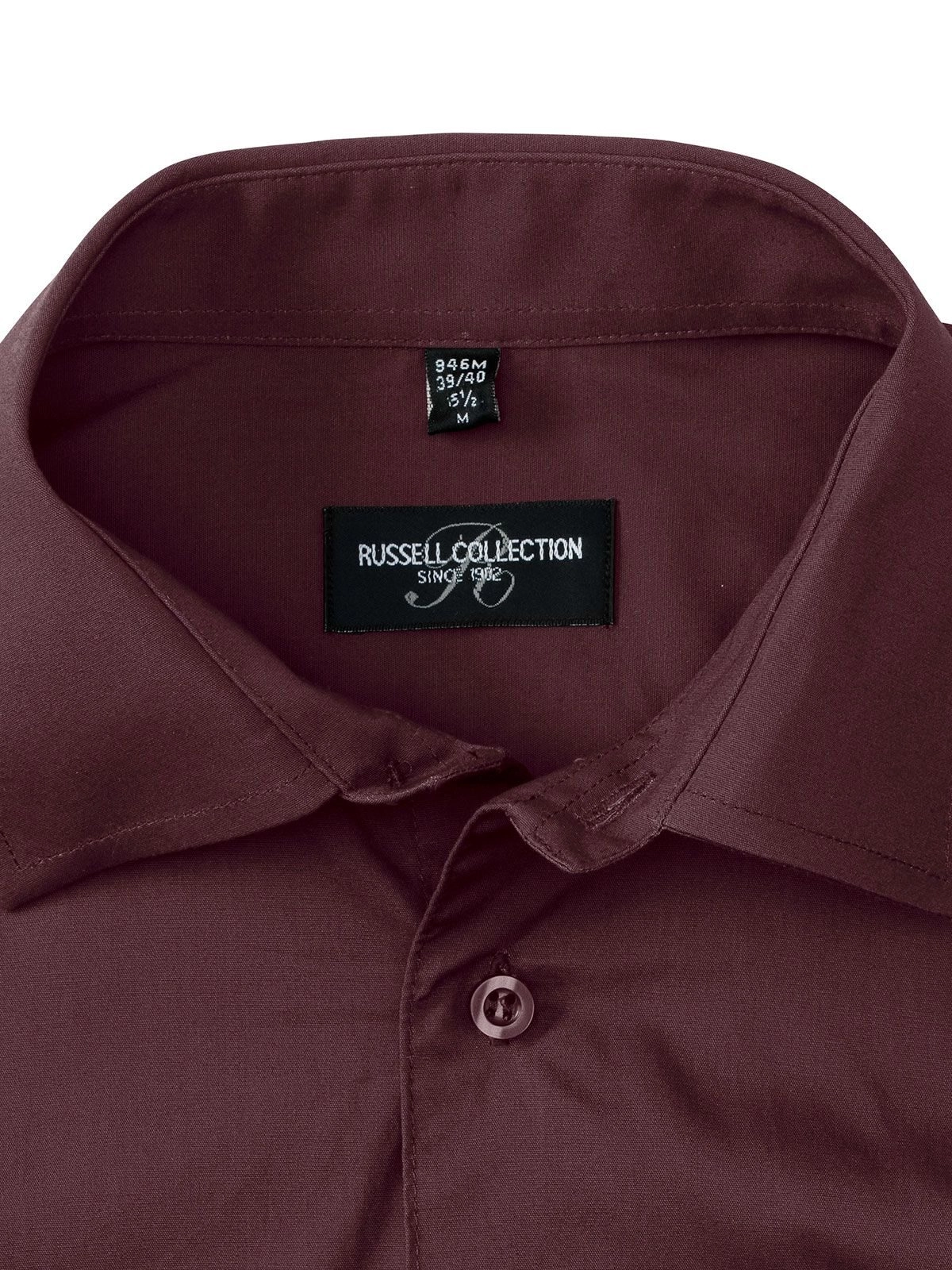 Immagine Men's Long Sleeve Easy Care Fitted Shirt
