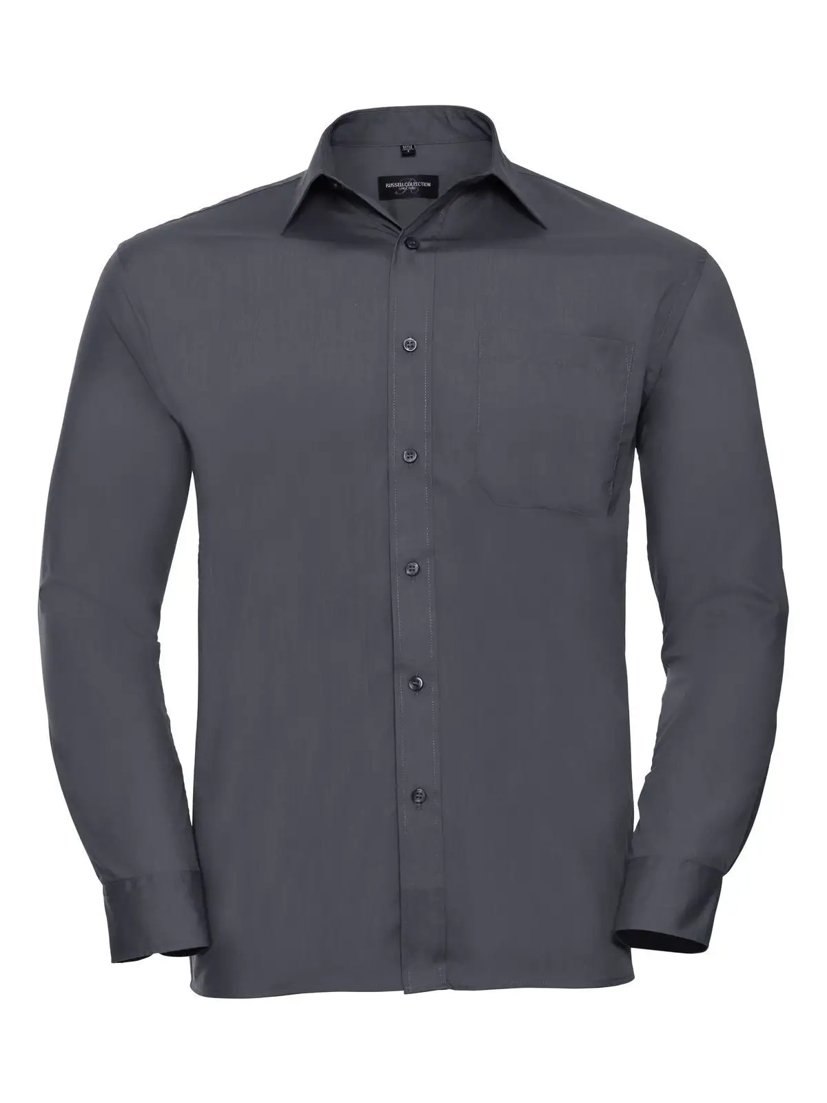 Immagine Men's Long Sleeve PolyCotton Poplin Shirt