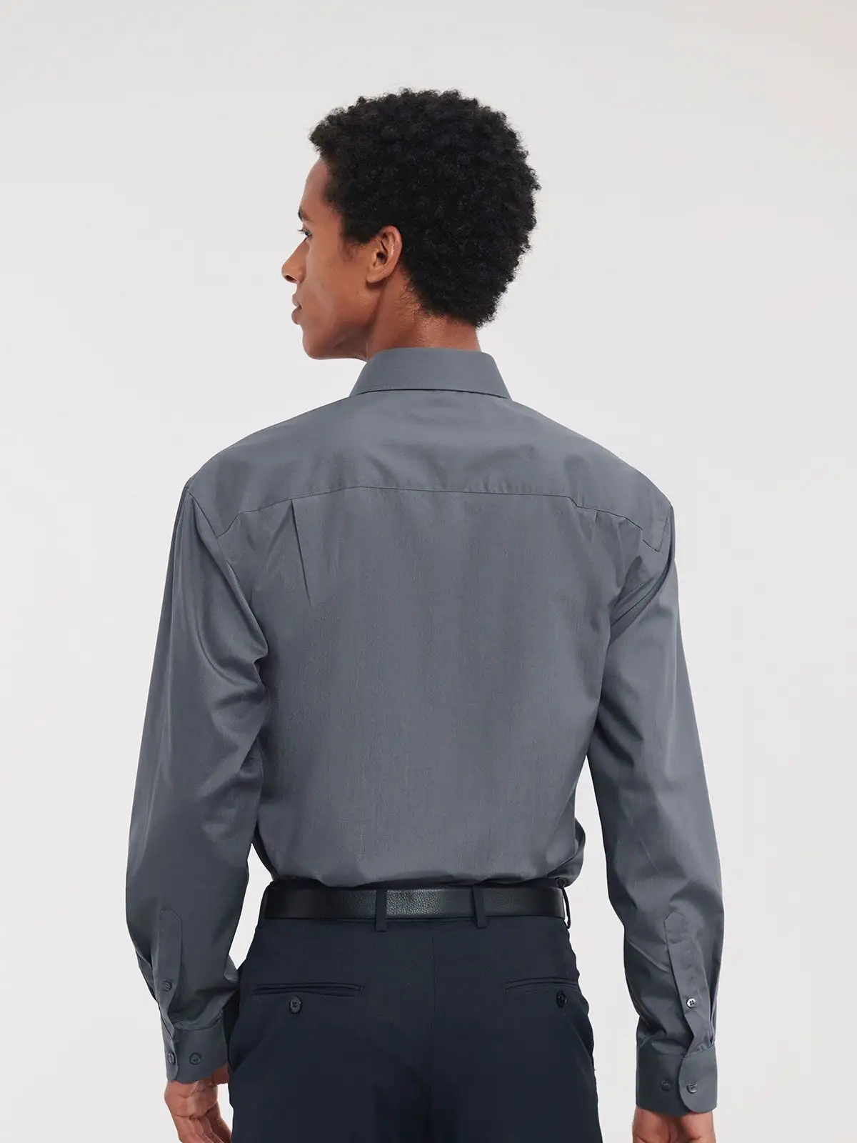 Immagine Men's Long Sleeve PolyCotton Poplin Shirt